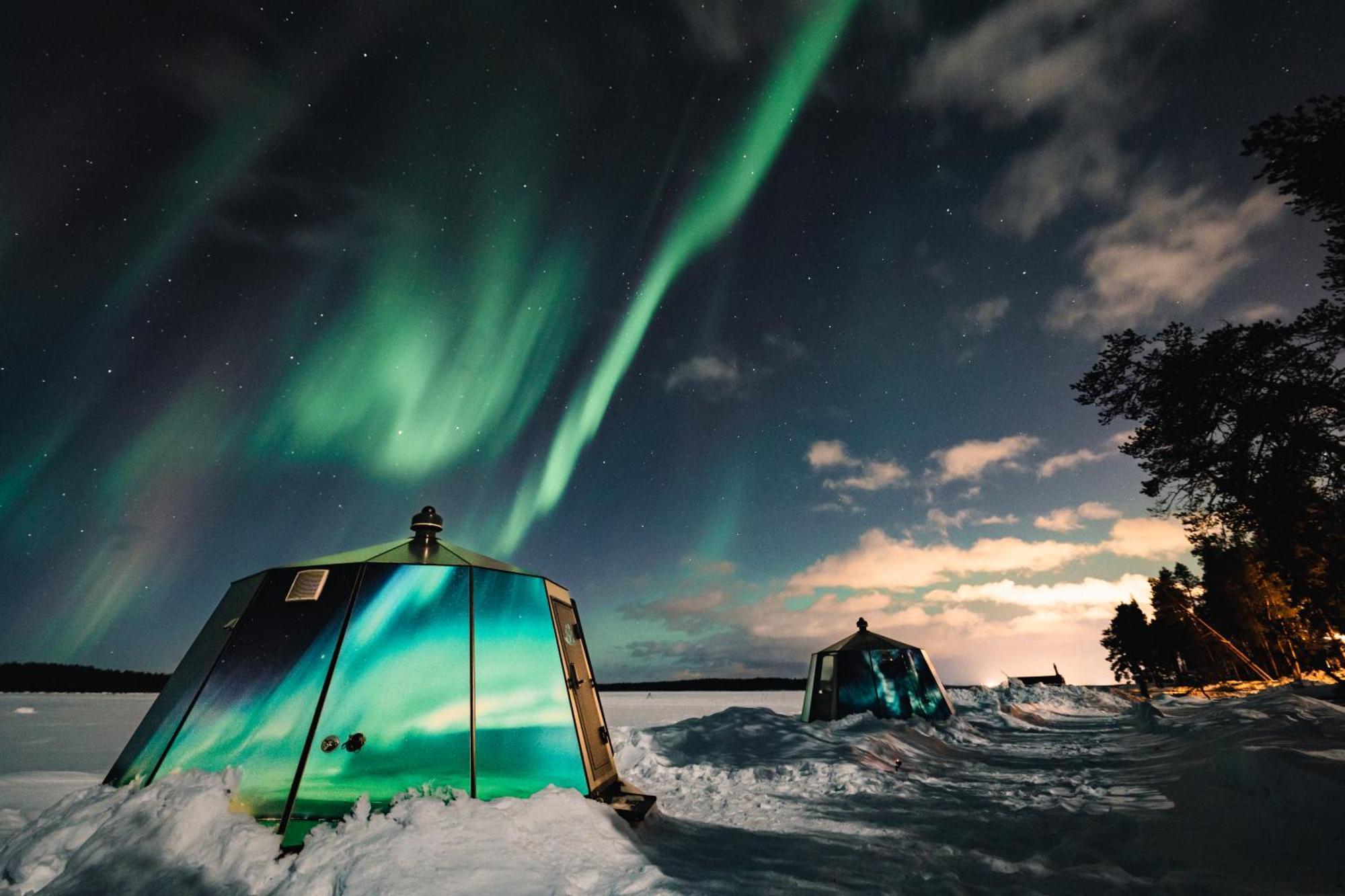 فندق Aurora Nest - Eco Glass Igloo روفانييمي المظهر الخارجي الصورة